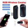 Беспроводной адаптер RGB Carplay Smart AI Box для автомобиля Проводной адаптер Carplay для беспроводного Carplay USB Type-C Адаптер-донгл для автоматического подключения