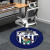 West Bromwich Albion Chair mat Round Rug-Office carpet, Non-slip, Suitable for Living Rooms, Bedrooms decor.1205028a