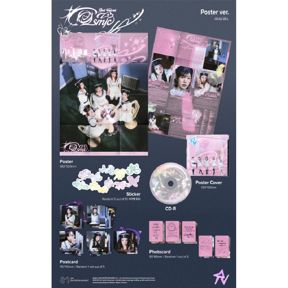 Red Velvet Космический постер к 10-летию альбома, вер.