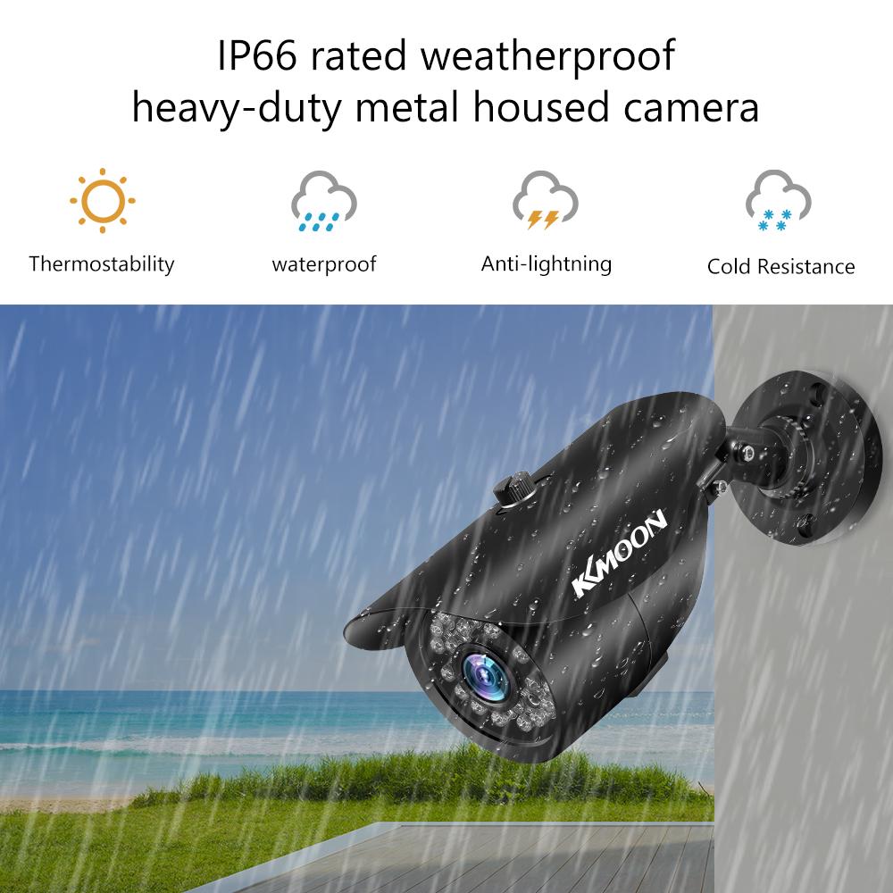 Аналоговая пулевидная камера 1080P, 2,0 МП с металлическим корпусом, встроенная 36 интеллектуальных светодиодных ламп IR-CUT