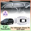 For Volkswagen VW Sharan 7N 2010~2024 Car Sunshades Rear Side Window Sun Visor Full Coverage Windshield Pads Curtain Accessories