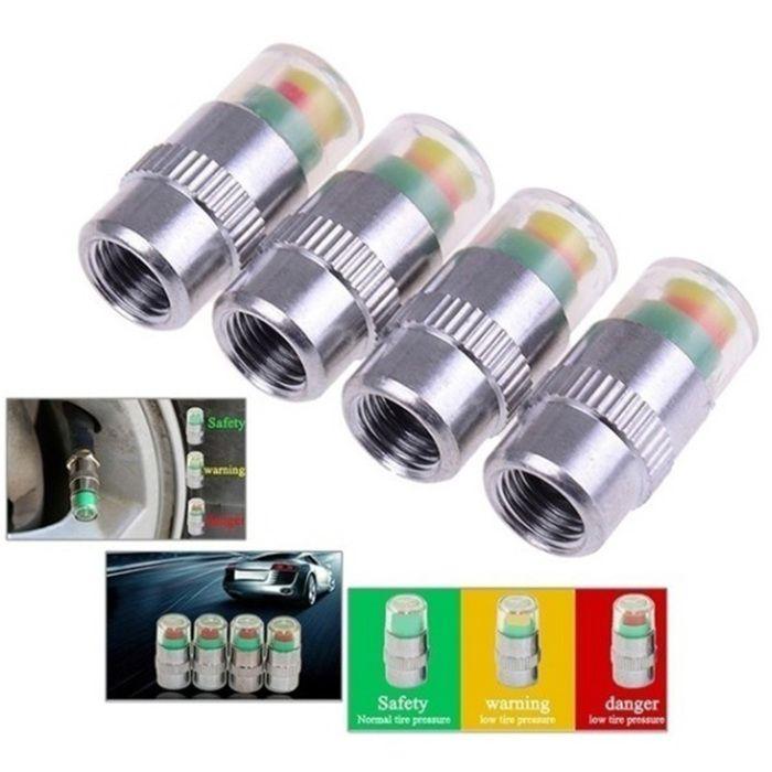 Capteurs de pression d'air - NOBRAND - TPM~6267 - Lot de 4 - Indicateur d'alerte - Accessoires voiture