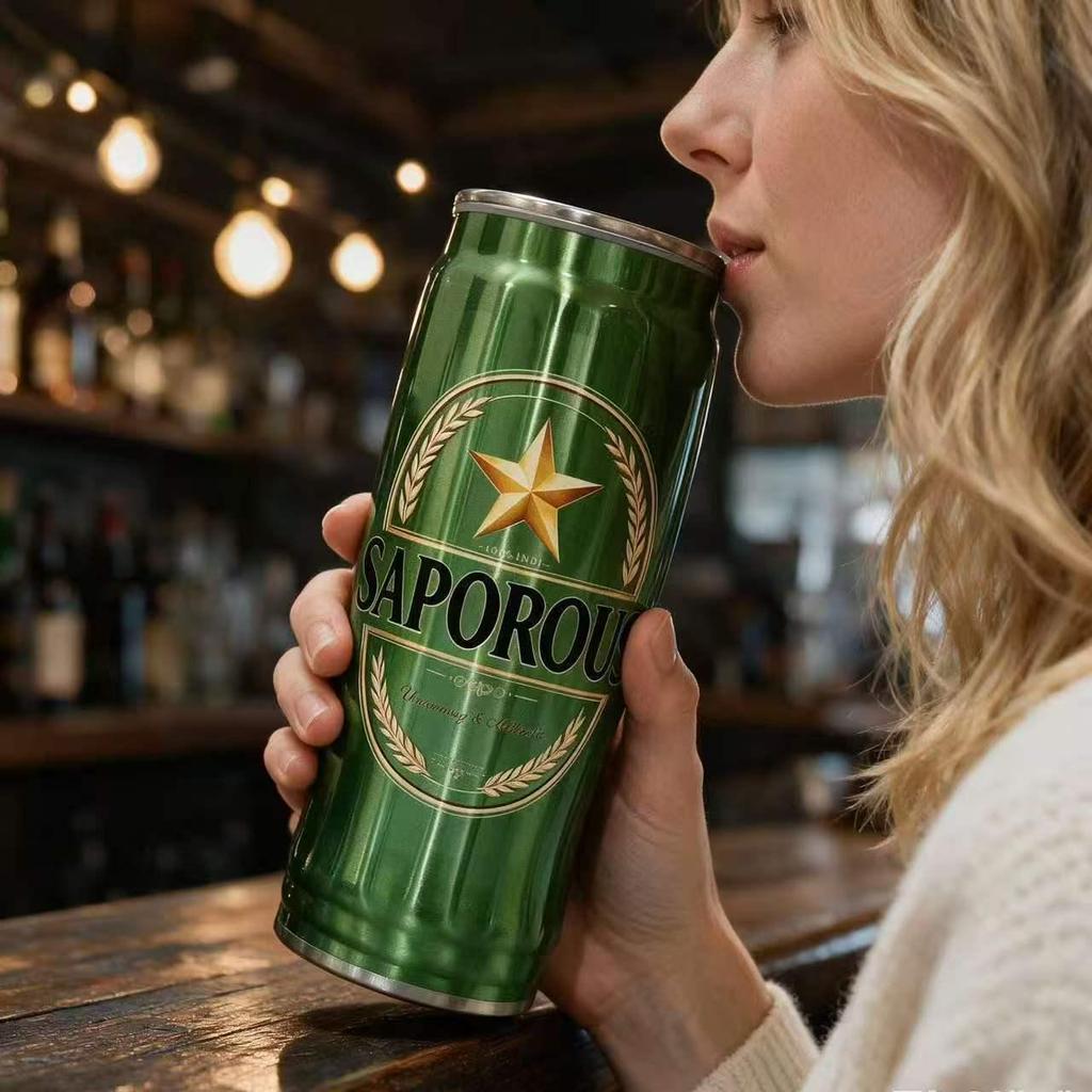 Innovative Stainless Steel 304 Vacuum Insulated Beer Mug - Portable Outdoor Car Cup