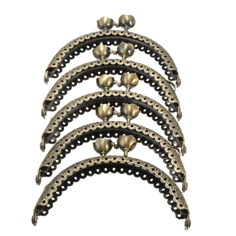 8,5 см DIY винтажное тиснение головы кошелек для монет рамка металлическая застежка клатч детали сумки DIY аксессуары для кошелька