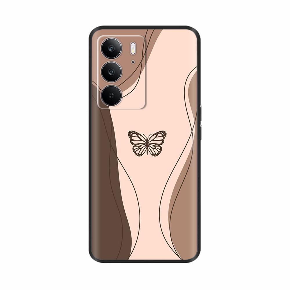 Для Realme 14x 5G Чехлы для телефонов Забавная защита камеры Мягкая жидкая силиконовая задняя крышка для Oppo Realme C75 4G realmeC75 Fundas