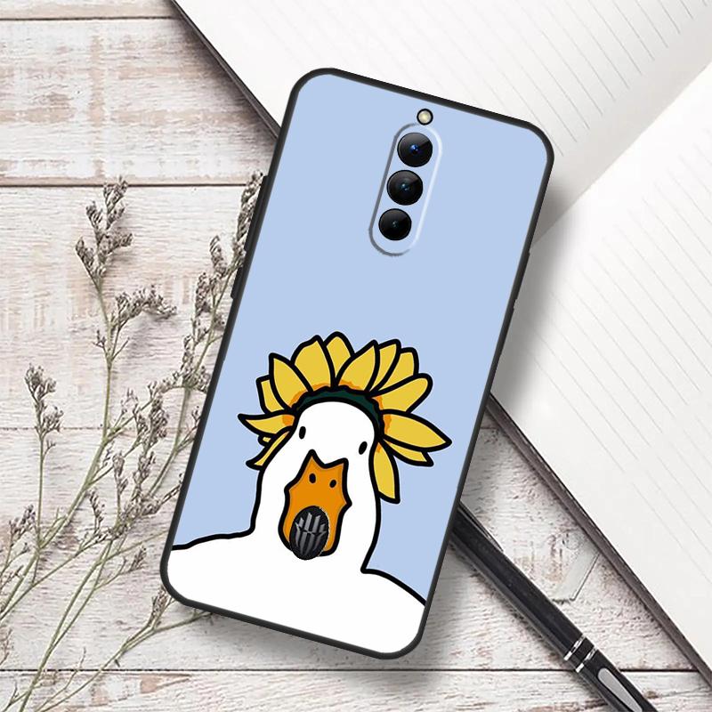 Cartoon Cute Animal Duck Case For ZTE Nubia Red Magic 7S 6S 7 Pro RedMagic 10 Air 8S 9S 10S 8 9 10 11 Pro Plus Funda