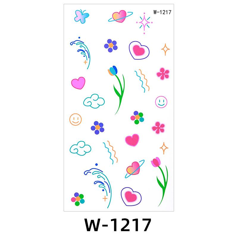 Cartoon Tattoo Sticker Waterproof Small Fresh Children Cute Tattoo Sticker Temporary Tattoo