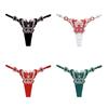 Изысканные стринги в европейском стиле с вышивкой бабочек, милое цветочное перспективное женское белье, сексуальные регулируемые трусики