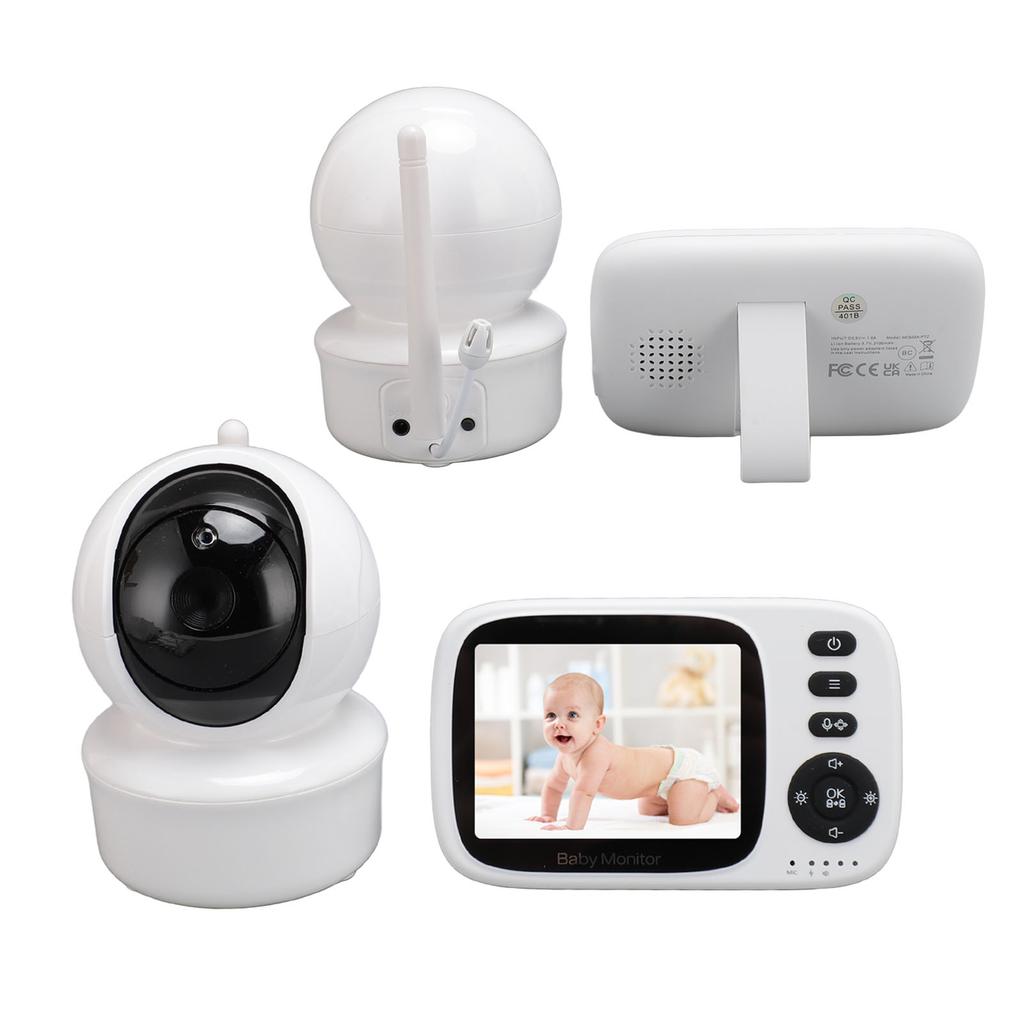 Видеоняня с камерой, 2-стороннее аудио, ночное видение, долгий срок службы батареи, беспроводной детский монитор, США