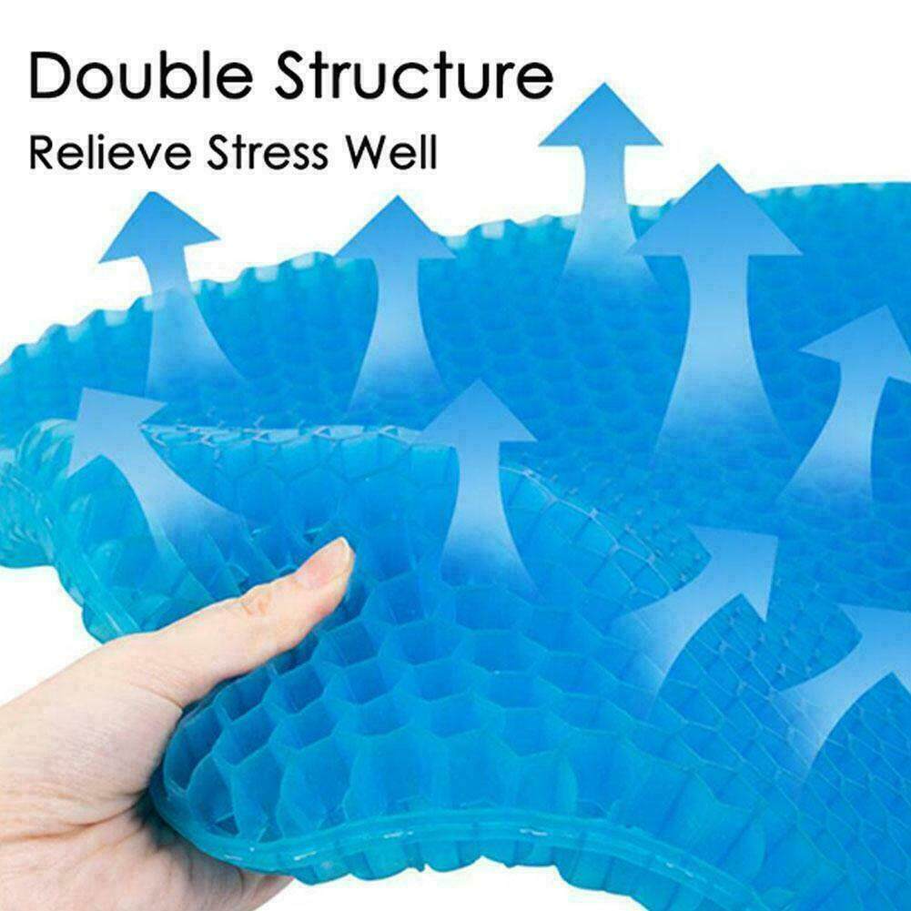 Мотоциклетная гелевая подушка для сиденья, дышащая теплоизоляционная воздушная подушка, противоскользящий солнцезащитный крем, чехол для сиденья