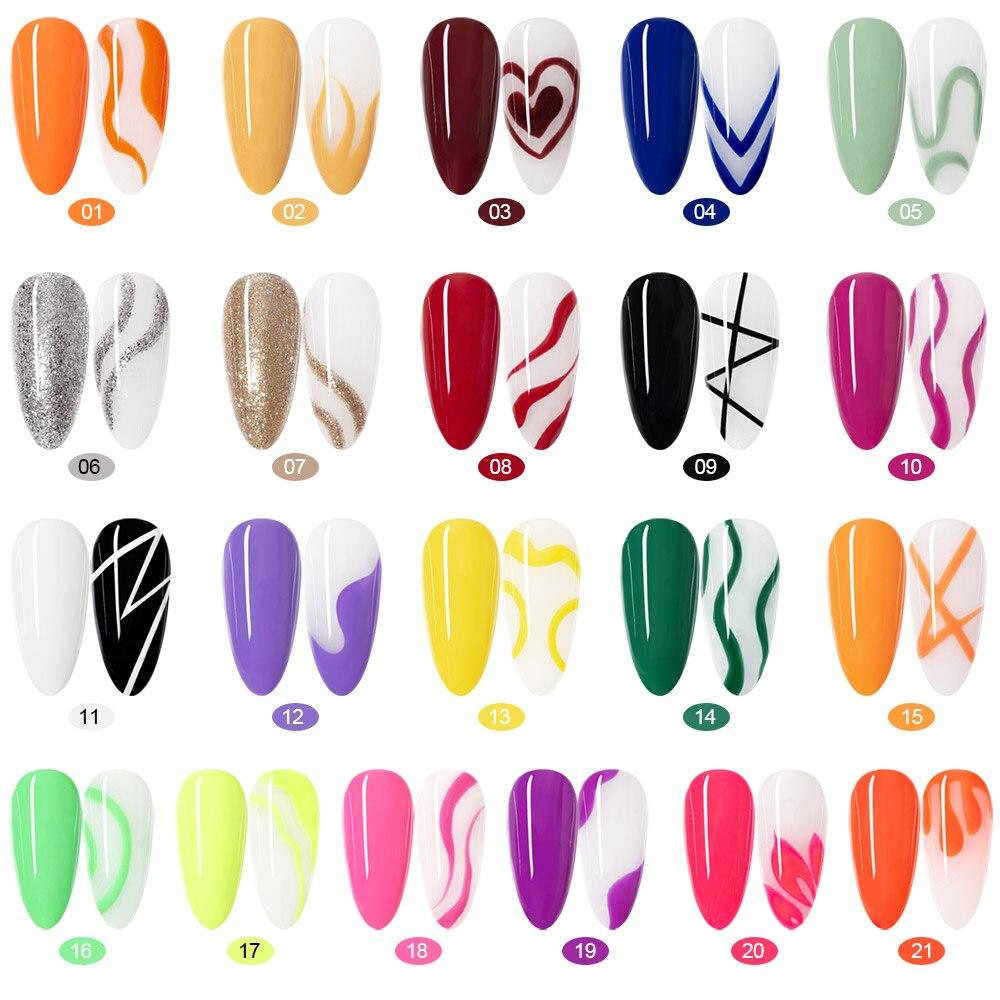 Venalisa 8 мл гель-лак для ногтей, замачиваемый УФ- и светодиодный лак для ногтей, маникюрный инструмент, 21 цвет по желанию