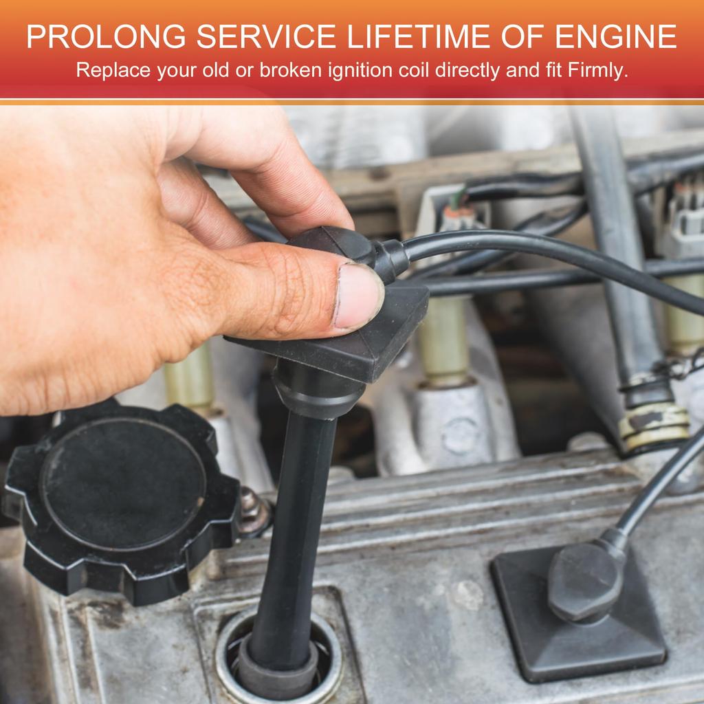 ACROPIX Motorcycle Spark Plug Coil Wire Ignition Coil Harness Cable 8mm for Harley Davidson