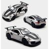 Майсто 1:64 Иконки Скорости Porsche 911 GT2 RS Металлическая Модель Автомобиля с Открывающимися Дверями, Серебристый