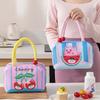 Large Capacity Cartoon Lunch Handbag Thickened Handheld Insulated Bag School