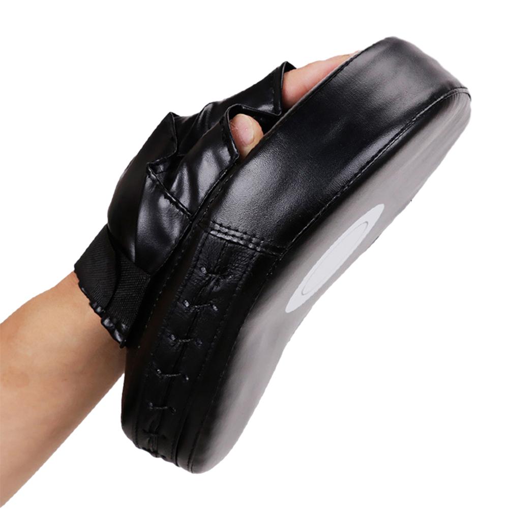 Curved Boxing Hand Target PU Leather 5-Finger Hand Target Breathable Curved Punching Mitts Focus Mitts for Martial Arts Training