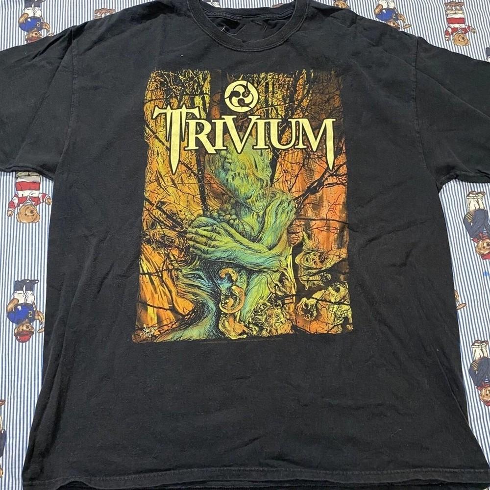 Hot Popular Trivium Rock Music Band Black S to 5XL Unisex Shirt TU493 Unisex T-Shirt