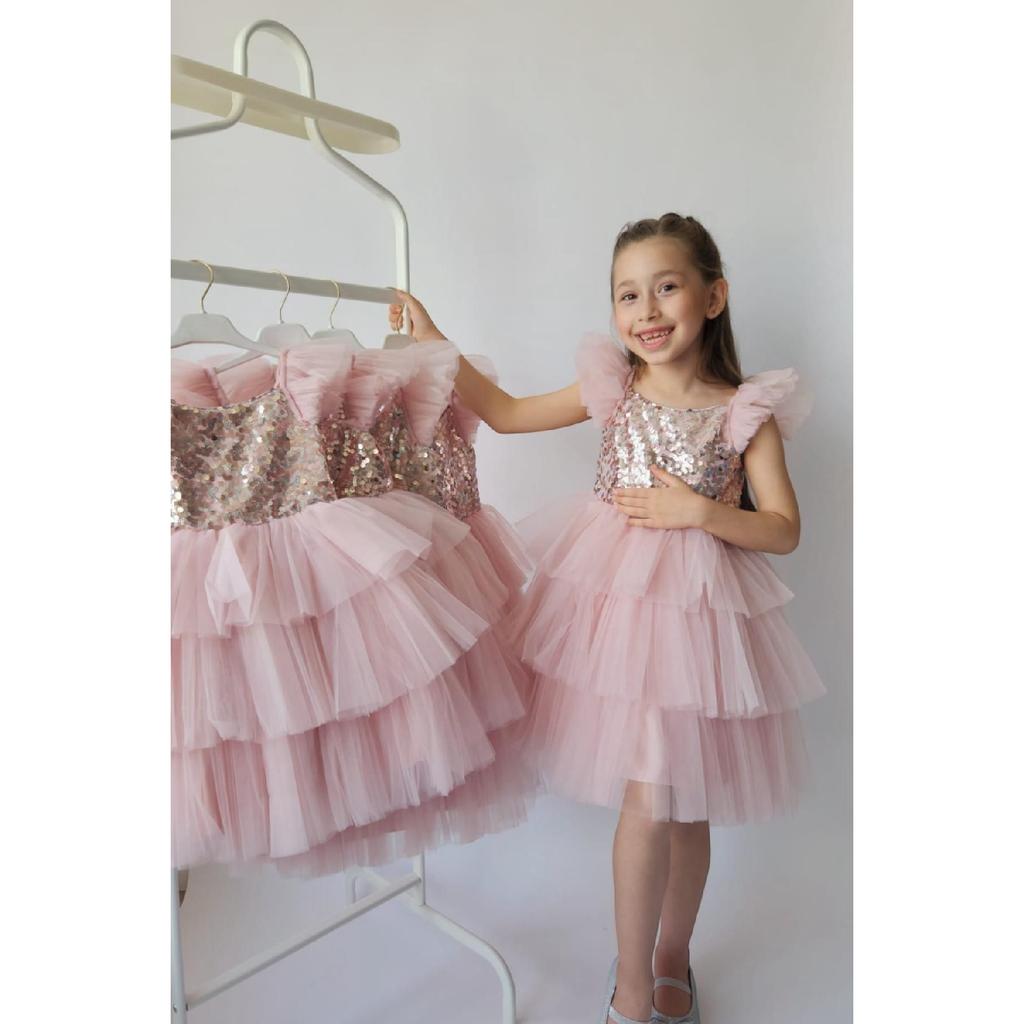 Белое вечернее платье специального дизайна для девочек на день рождения, свадьбу. Подробности см. Таблицу размеров в видео