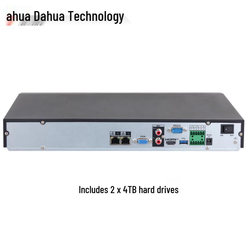 Dahua DH-NVR8232-X 32-Channel 2-Bay Network Video Recorder CN plug (adapter included)