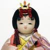 Hina Wooden Tsugumi Doll with Round Doll, Doll, Kotohoki, Only, Tray, White, KTH-3201H1