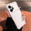 Чехол для HONOR 600 Полупрозрачный Матовый с шероховатой поверхностью 4-Угловая Подушка Безопасности Ударопрочный Бампер