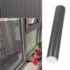 Black Perforated PVC Window Film, Sun Shade Foil Mesh Stickers Room Privacy Window Stickers Office Glass Door Sticker