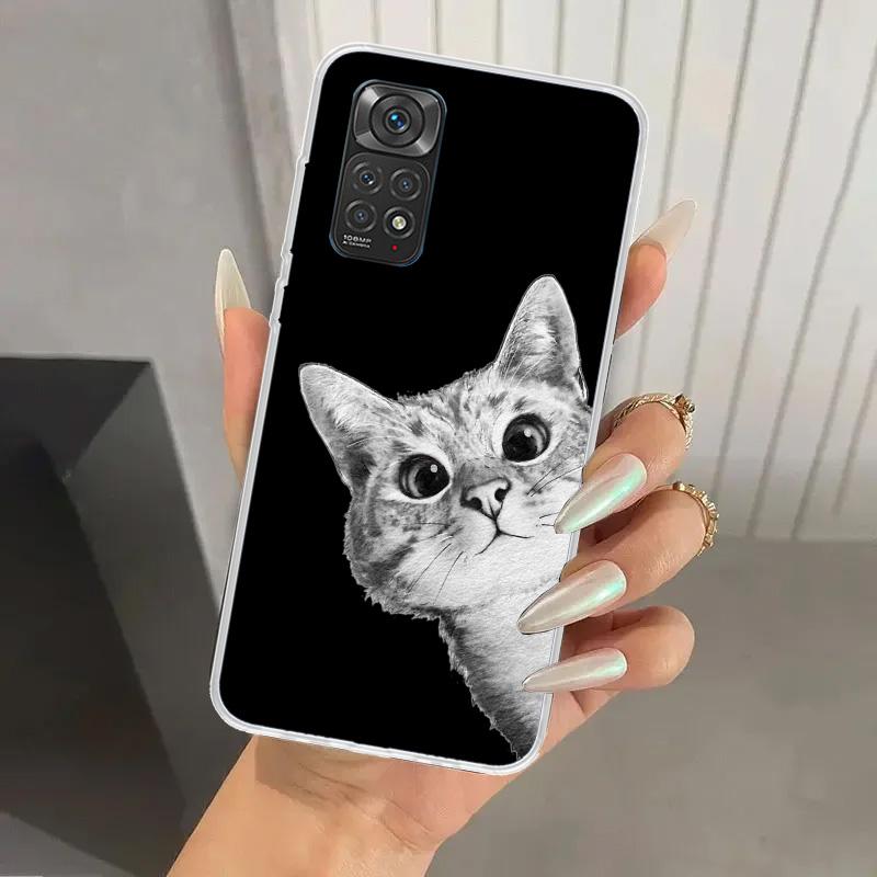 Cat Cute Kitten Cartoon Phone Case for Xiaomi Redmi Note 15 14 14S 13 12S 12 Pro 11S 11 Plus 11T 11E 10S Soft Funda Print Shell