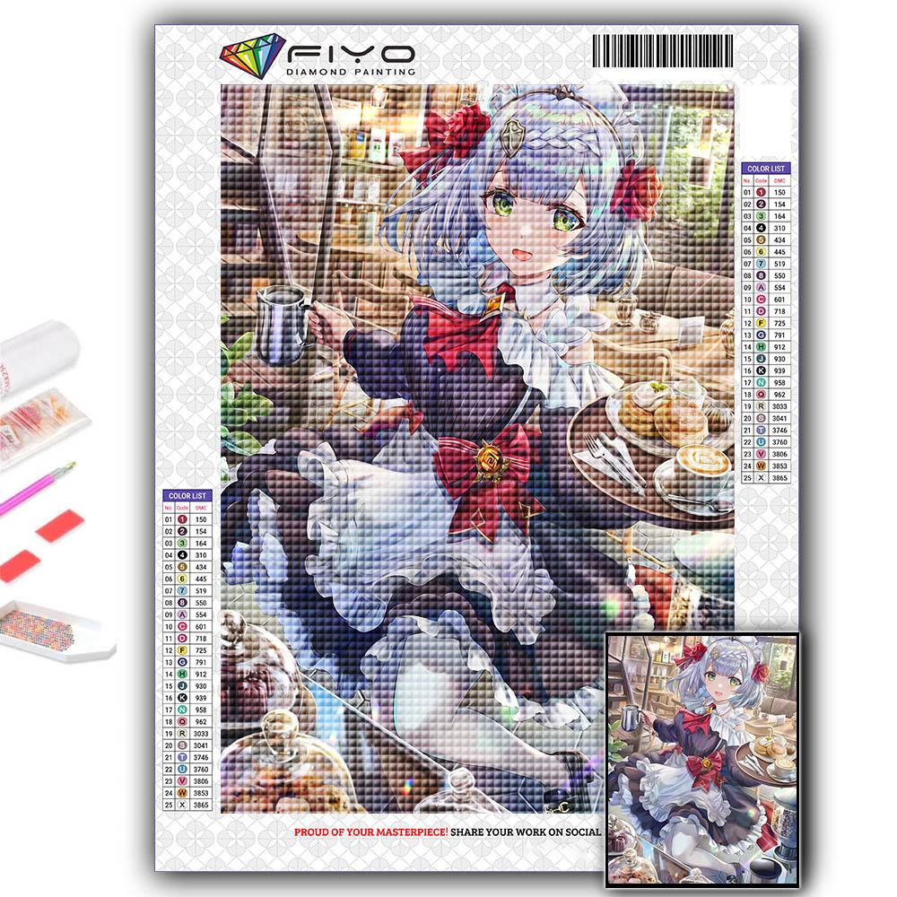 5D Алмазная картина Genshin Игровой персонаж DIY Алмазная вышивка Горный хрусталь Украшение дома