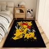 Модный коврик для прихожей Гостиная P-Pokemon Ковры Декор P-Pikachu Нескользящий ковер для Кухни Ванной Комнаты Балкона Двери Дома