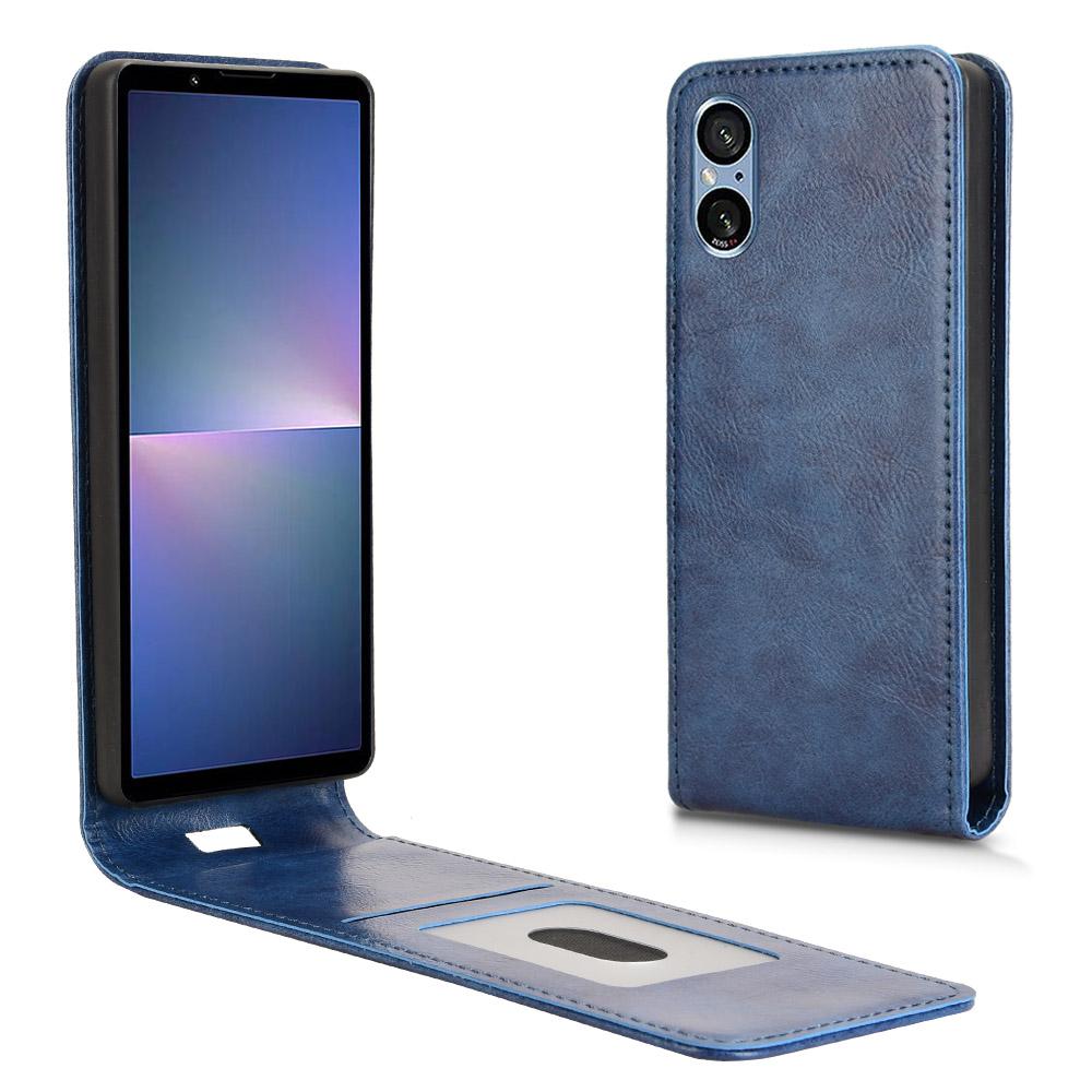 Для Sony Xperia 5 V Чехол с карманом для карт Магнитный вертикальный флип Кожаный чехол для телефона