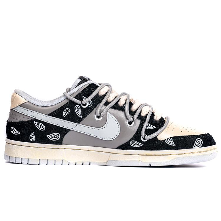 Nike Кроссовки Dunk Vibe, нескользящие, износостойкие, низкие, для скейтбординга, унисекс, серо-черные, DH7913-001(КомандаБ-)