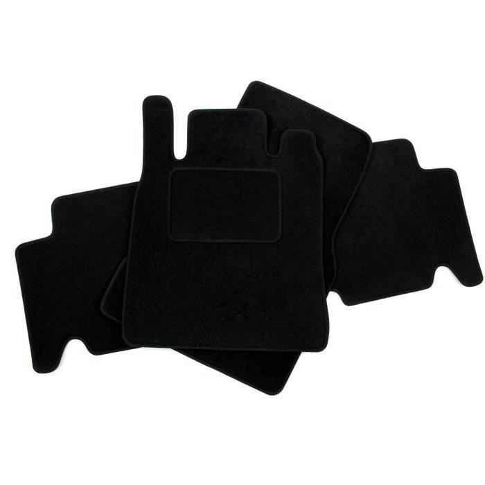 Tapis de sol Mercedes Benz, A-klasse W168, Sur mesure, Velours noir