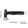 11-in-1 Multitool Axe Hammer,Multifunctional Camping Tactical Axe Outdoor Folding Combination Tool, All-in-One Survival Tool