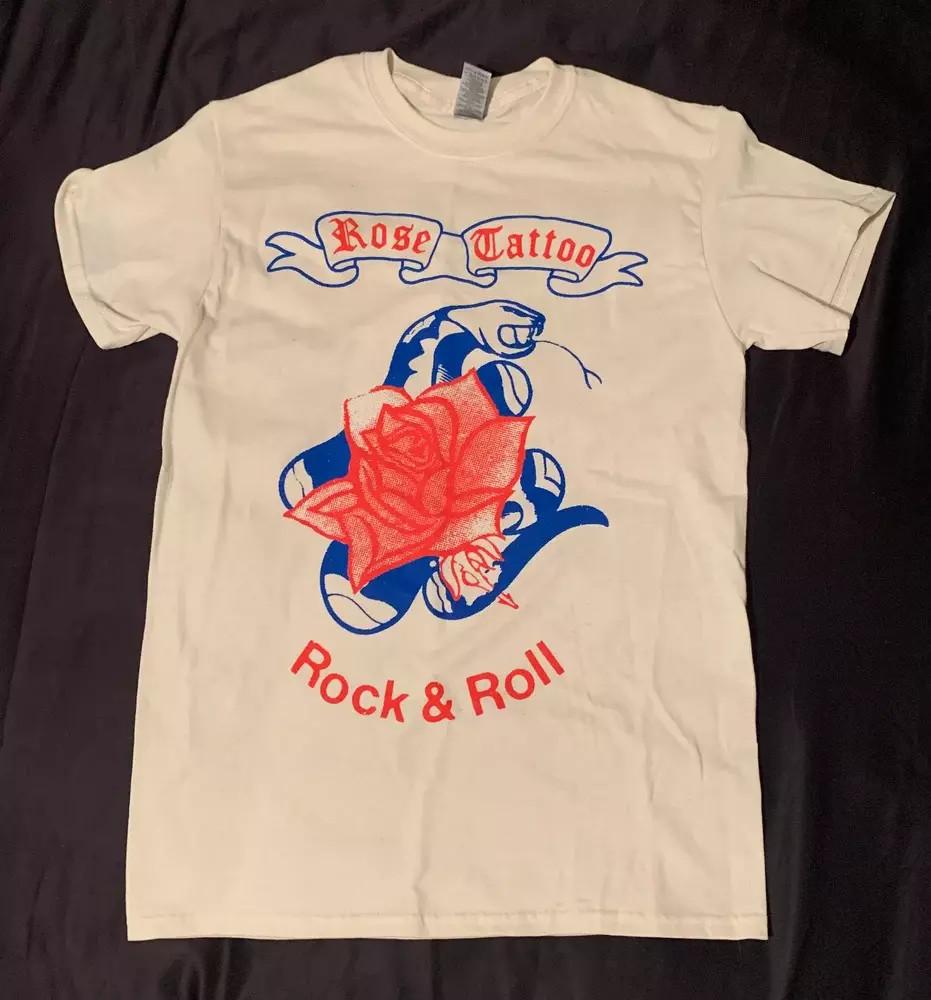 Rose Tattoo BAND Rock & Roll T Shirt Full Size S-5XL