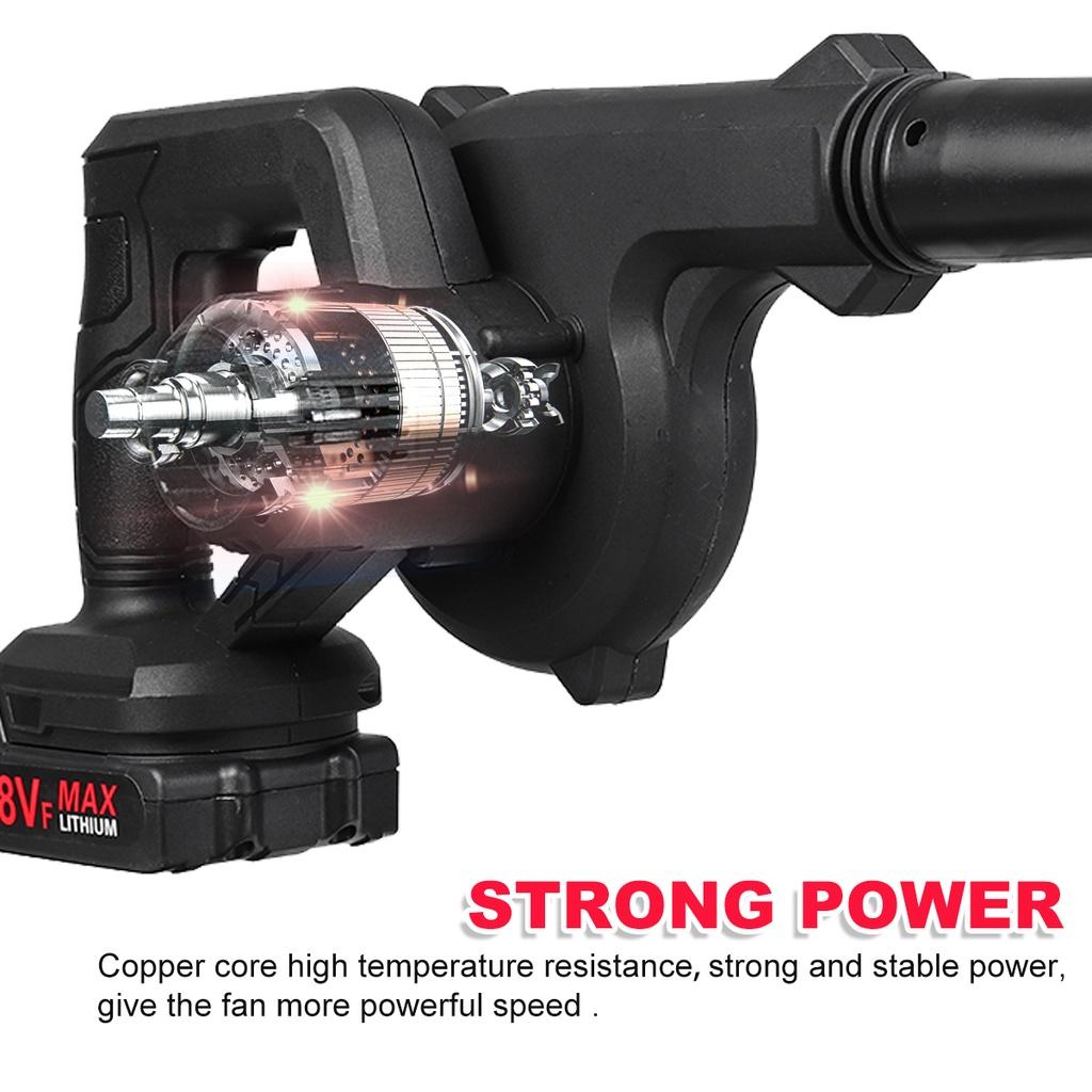 1000 Вт 2 в 1 беспроводной электрический воздуходувка для вакуумной очистки воздуходувка для выдувания и всасывания листьев пылесборник для батареи Makita 18 В