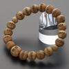 Buddhist Altar Shop Takita Shoten Specially Selected Bracelet Prayer Beads Heart Sutra Engraved Bracelet Yaku Cedar 10mm Beads Rosary Brace Prayer
