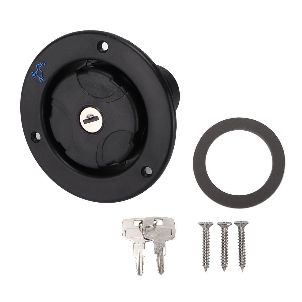 Car Weight Water Fill Hatch Inlet with 2 Keys Replacement for RVs Motorhome Camper Trailer Caravan