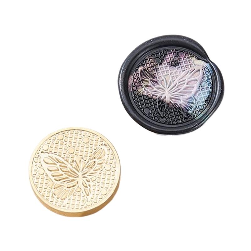 Латунные печати для сургуча Серия «Бабочки» Печать для сургуча для конверта, свадебного пригласительного билета, украшений для скрапбукинга