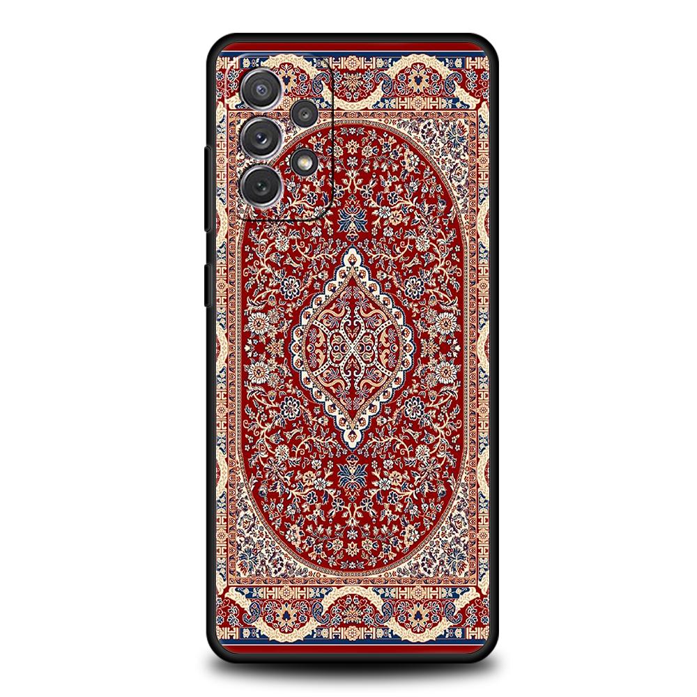 Чехол для Samsung A15 A13 A35 A55 A51 A71 A41 A31 A21S A03S A05 A17 A23 A25 A33 A53 A73 5G A07 4G Cover Персидский Цветочный Узор