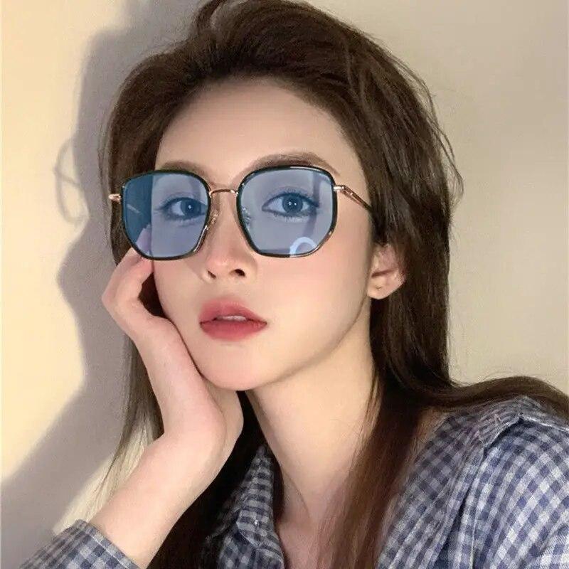 Брендовые большие квадратные фотохомические очки для близорукости, женские и мужские зеленые TR90, солнцезащитные очки для близорукости с защитой от синего света, UV400, диоптрий-6,0