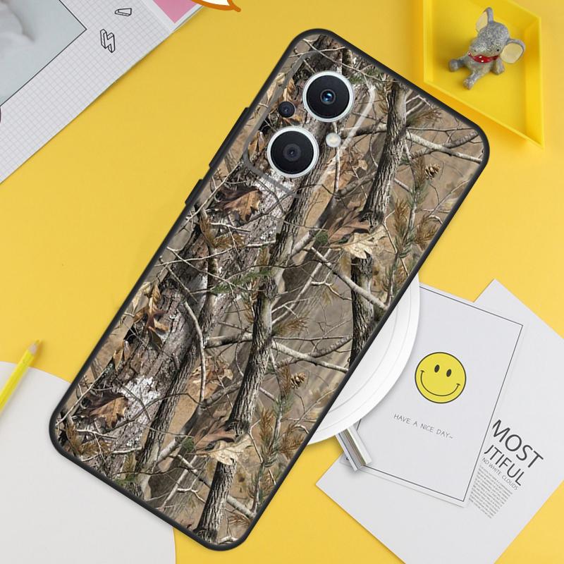 Камуфляжный Охотничий Чехол для OPPO Reno 12F 14F 13F 11F 10 11 12 13 14 Pro 7 8 Lite 8T OPPO Find X6 X5 X8 X9 Pro