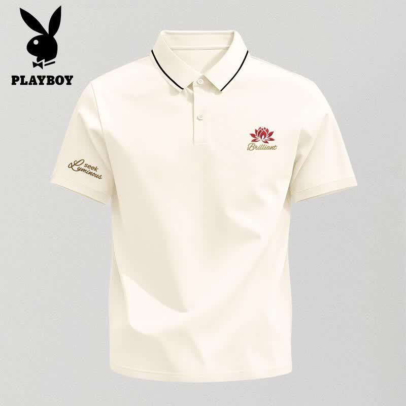 PLAYBOY Мужская свободная футболка-поло