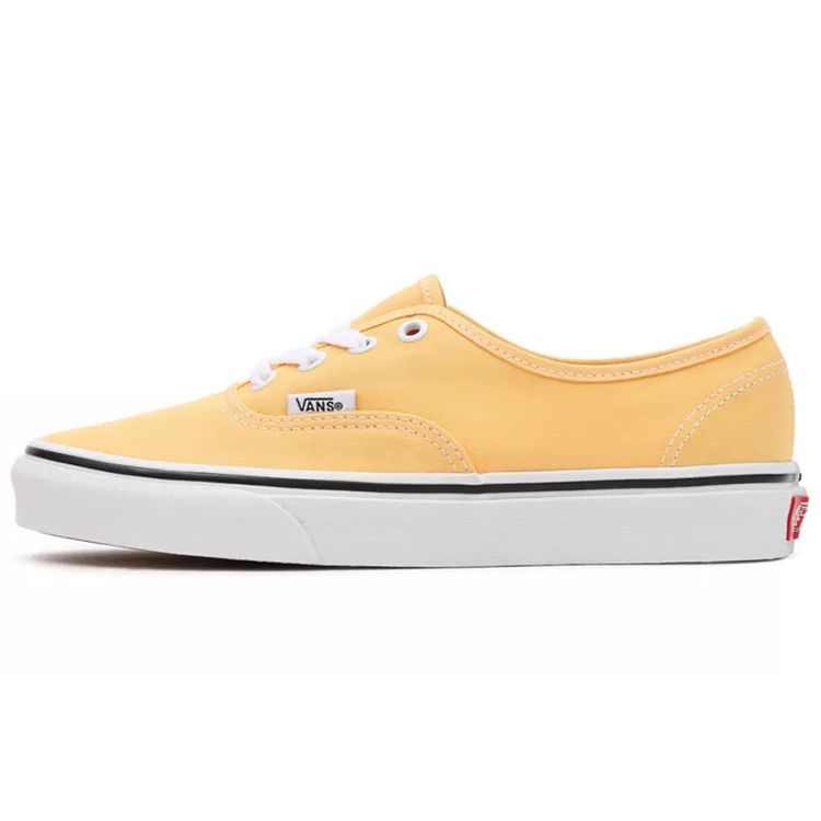 Vans Аутентичные льняные мужские кроссовки Желтые True-White VN0A5KRDAVL