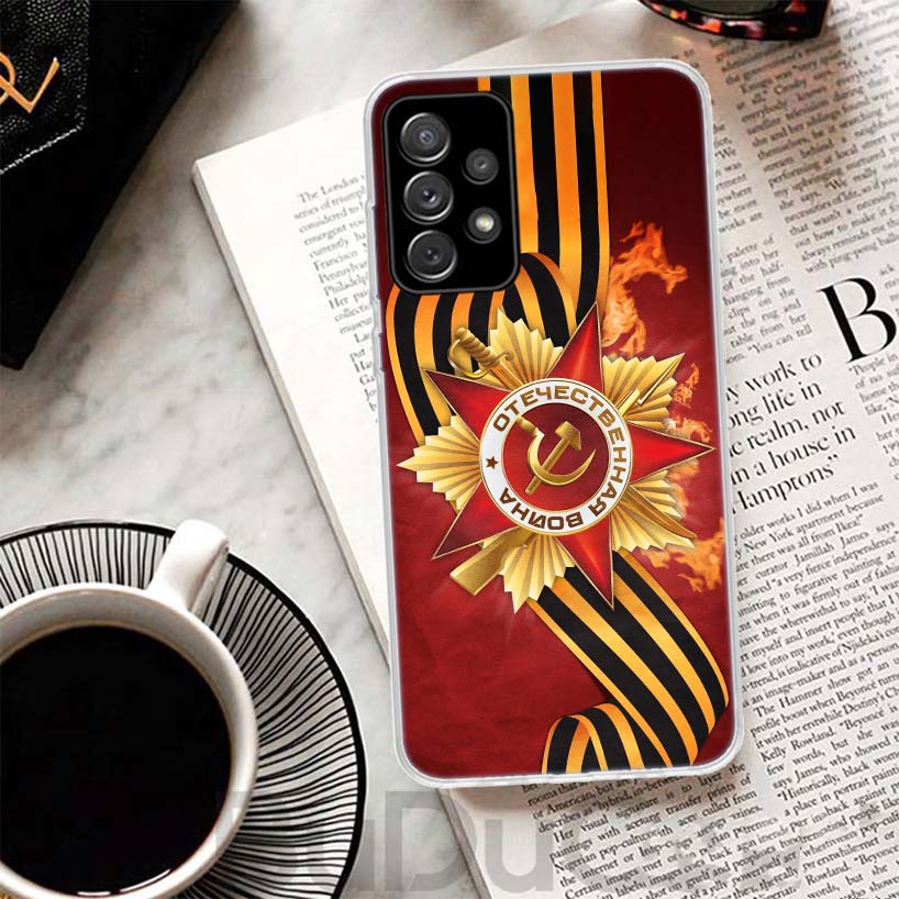 Russian Stalin Ussr Communism Phone Case For Samsung Galaxy A15 A14 A54 A13 A53 A12 A52S A55 A22 A23 A24 A32 A33 A34 A25 A35 A03