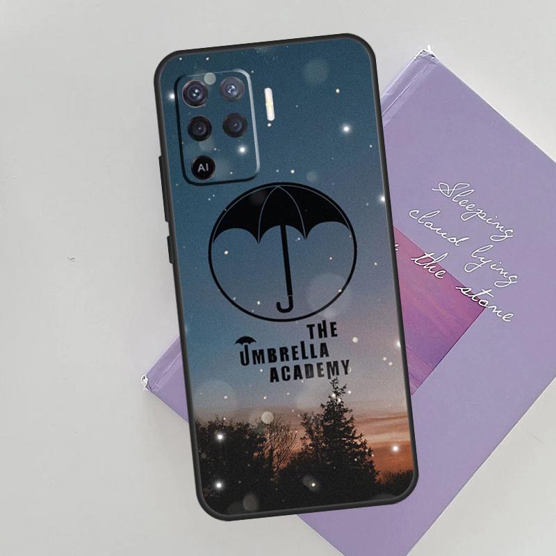 Umbrella Academy Logo Cover For Oppo A78 A98 A74 A54 A94 A15 A16 A17 A52 A72 A76 A96 A53 A57S A58 A5 A9 Phone Case
