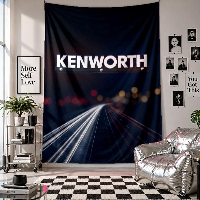 Kenworth Wall Tapestry Home Decor Wall Hanging Cloth for Bedroom Living Room Background