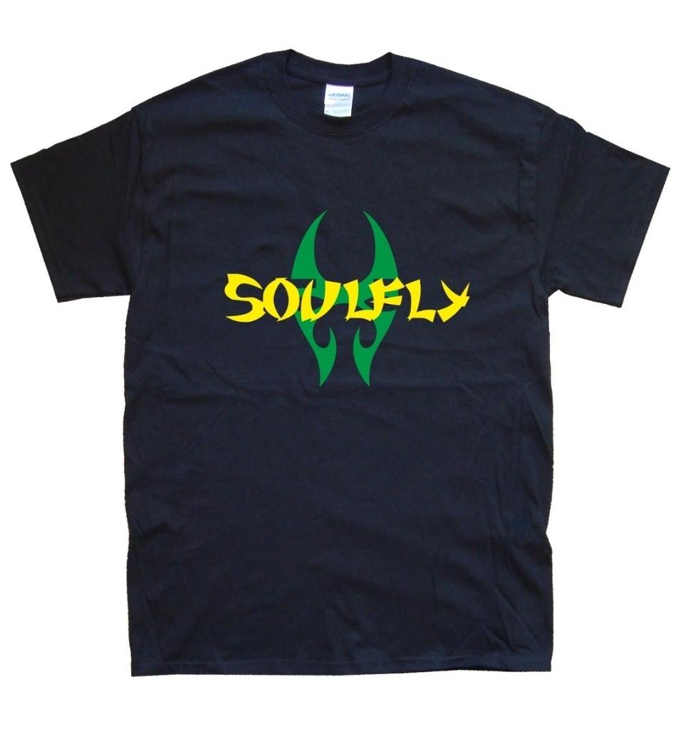SOULFLY T-SHIRT New Graphic T-SHIRT sizes S M L XL XXL colours Black, White