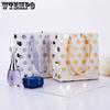 WTEMPO 10PCS 14*7*15CM Simple Gift Bags Hot Stamping Small Round Dot Printed Paper Handbags Creative Festive Party Supplies