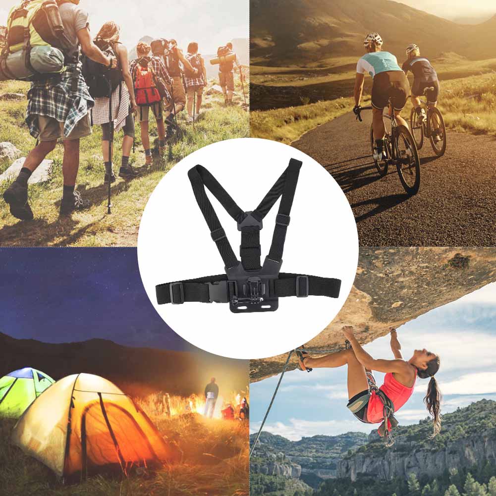 Adjustable Elastic Chest Strap Belt Harness Body Mount for OSMO Action Camera Accessories