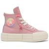 Converse CHUCK TAYLOR модные и универсальные высокие парусиновые кеды, подходящие как мужчинам, так и женщинам, розового цвета