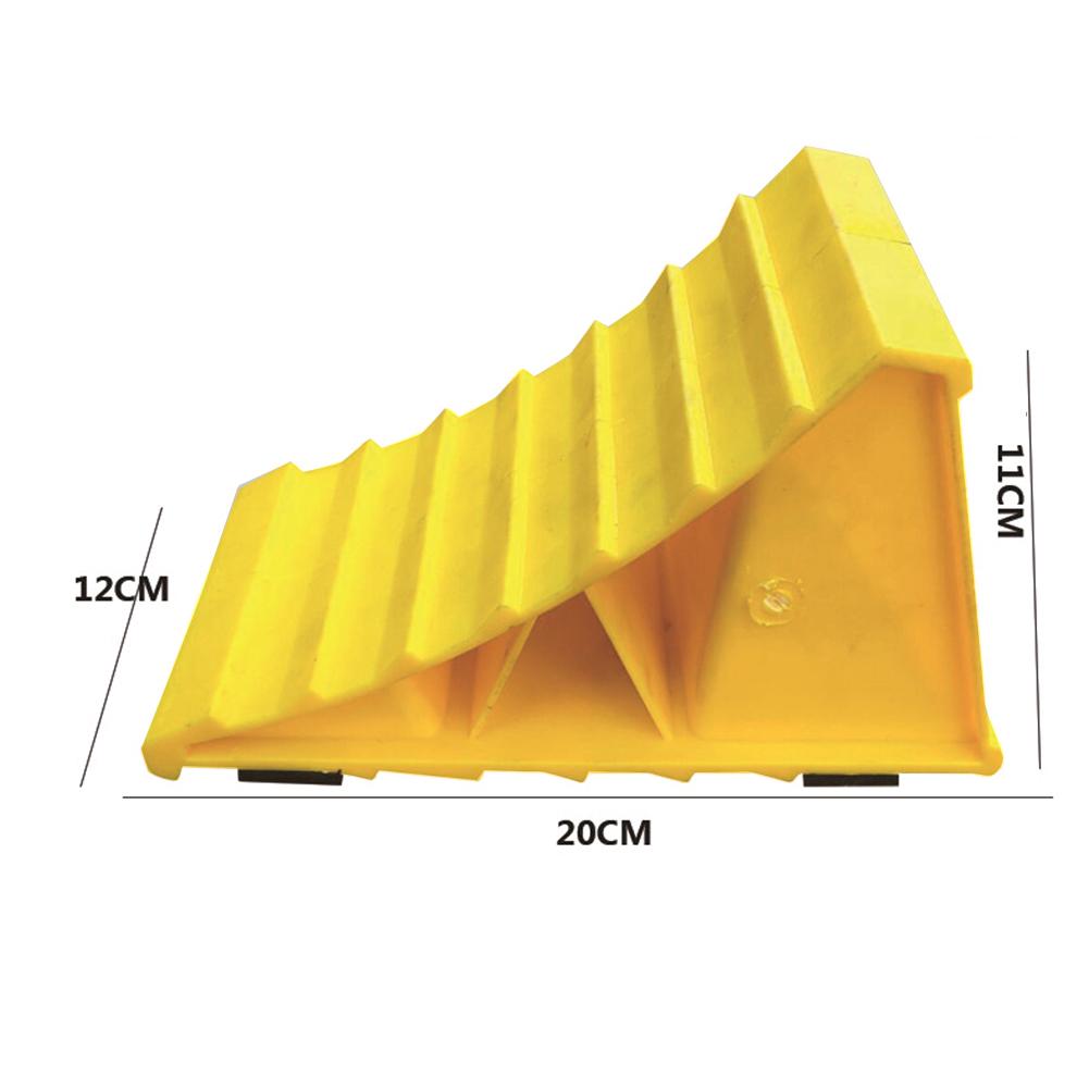 Портативный противооткатный упор для колес Сверхпрочный пластиковый противооткатный упор для колес Стопоры для автомобиля, прицепа, грузовика, дома на колесах Автомобильное колесо ABS Стопорный ползунок